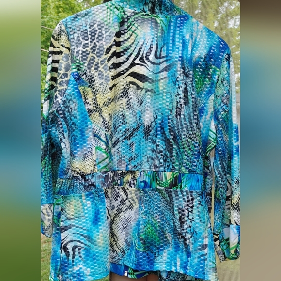 Erin London Earth Bound Jacket SZ.Large NWT - Picture 2 of 8